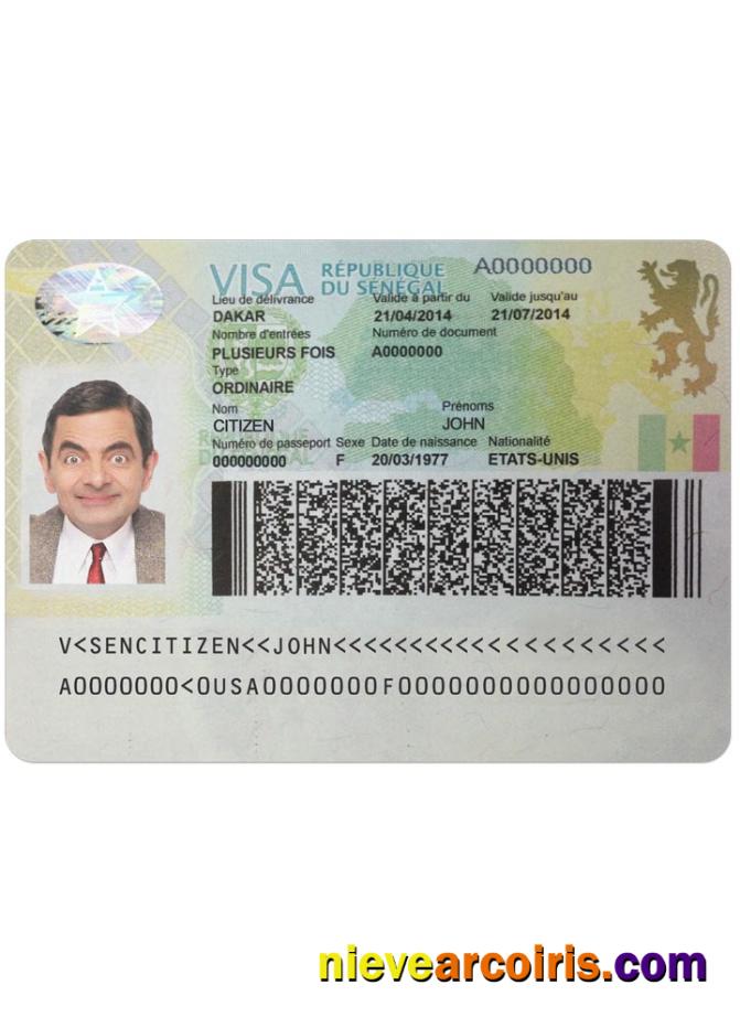 SENEGAL visa
